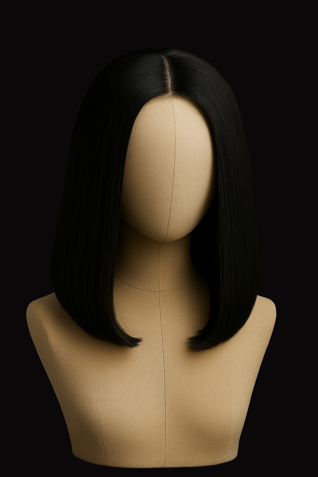 The Essentials Wig: Jet Black Raw Hair